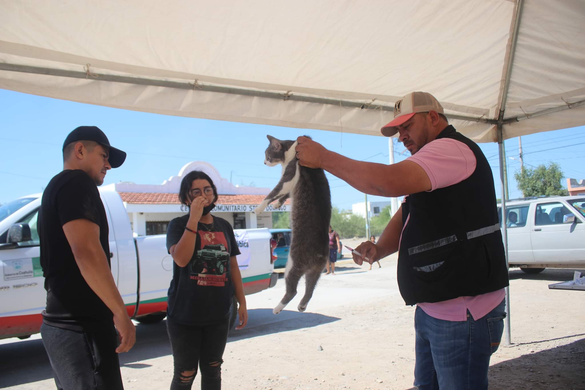 Gran éxito en campaña de vacunación canina y felina en Sabinas