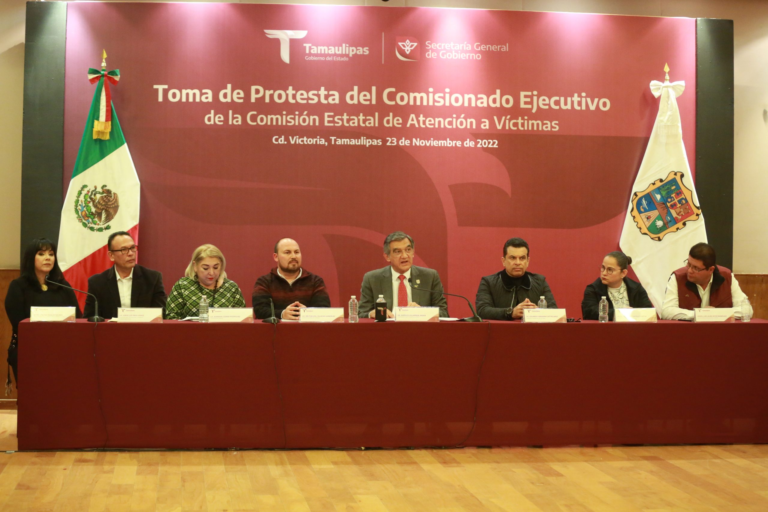 Toma protesta Américo Villarreal a Lorena Perales como titular de la Comisión de Víctimas