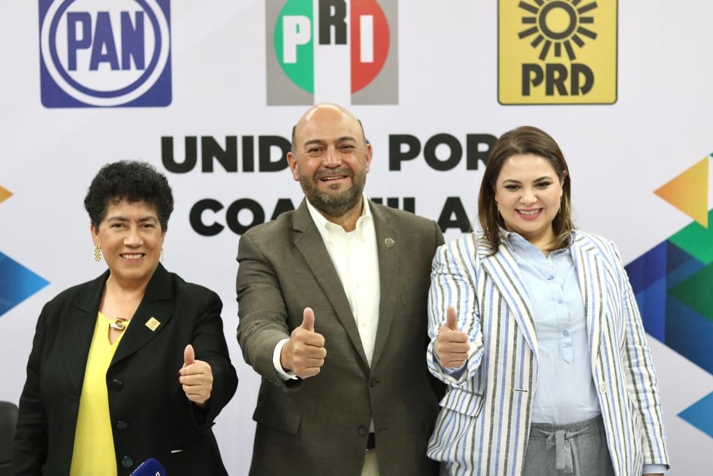PAN, PRI y PRD en unidad por Coahuila