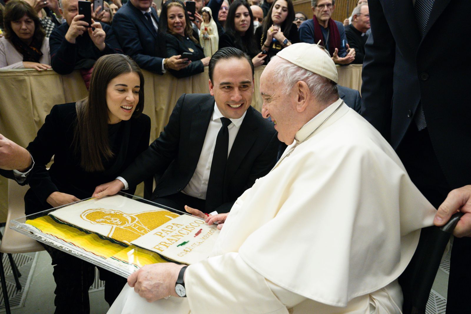 <em>Visita Manolo Jiménez al Papa Francisco</em>