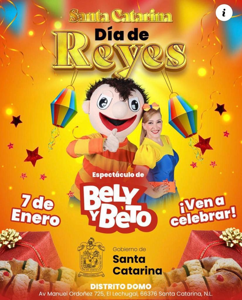 Celebrará Santa Catarina Día de Reyes con Bely y Beto