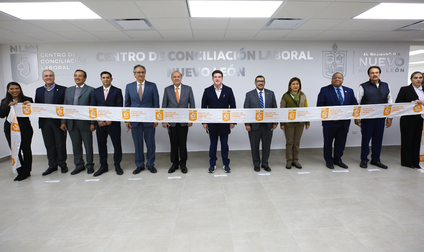 Inaugura Samuel García nuevas instalaciones del Centro de Conciliación Laboral
