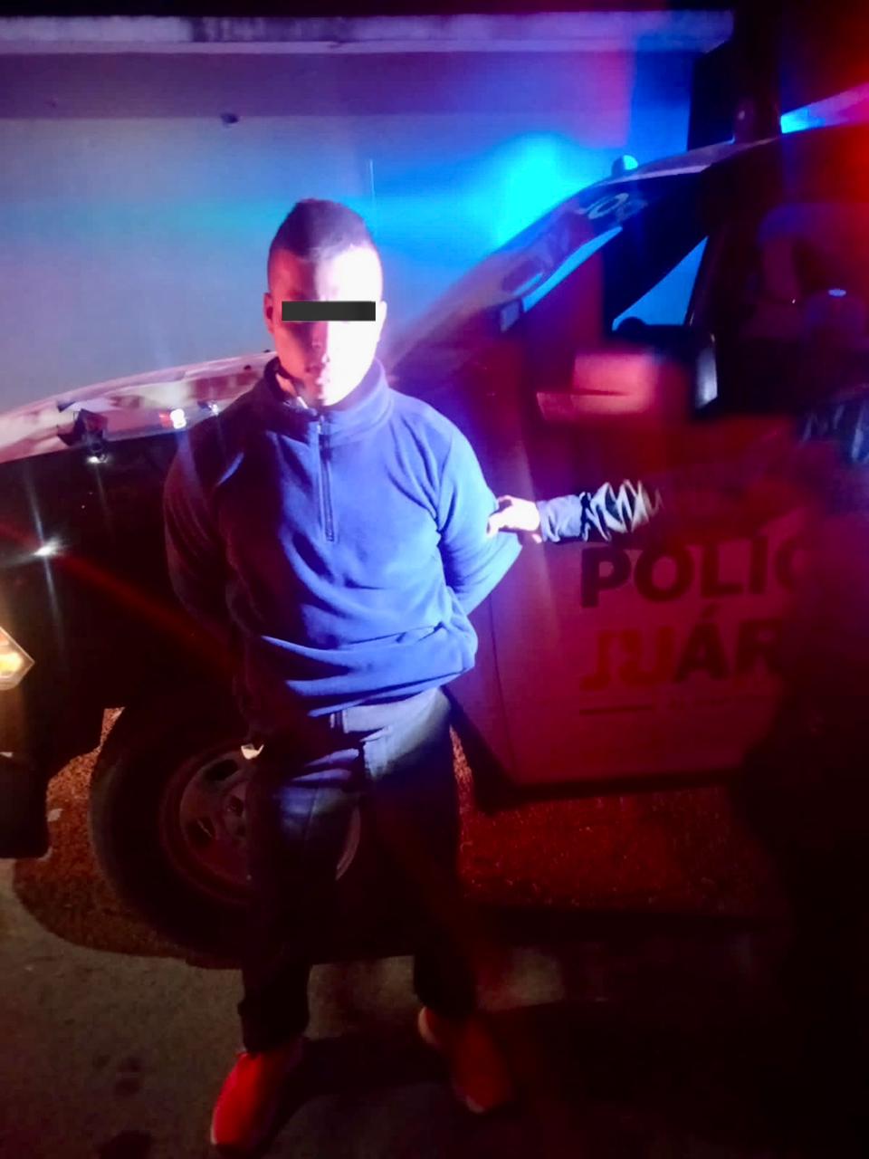 <strong>Detienen a un sujeto por el delito equiparable al robo en el centro del municipio de Juárez</strong>