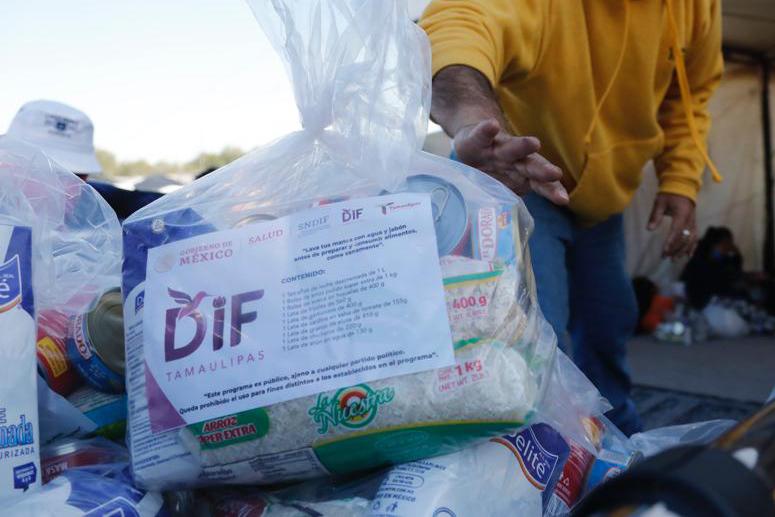 Entregará DIF Tamaulipas más de 73 mil dotaciones alimentarias en el estado
