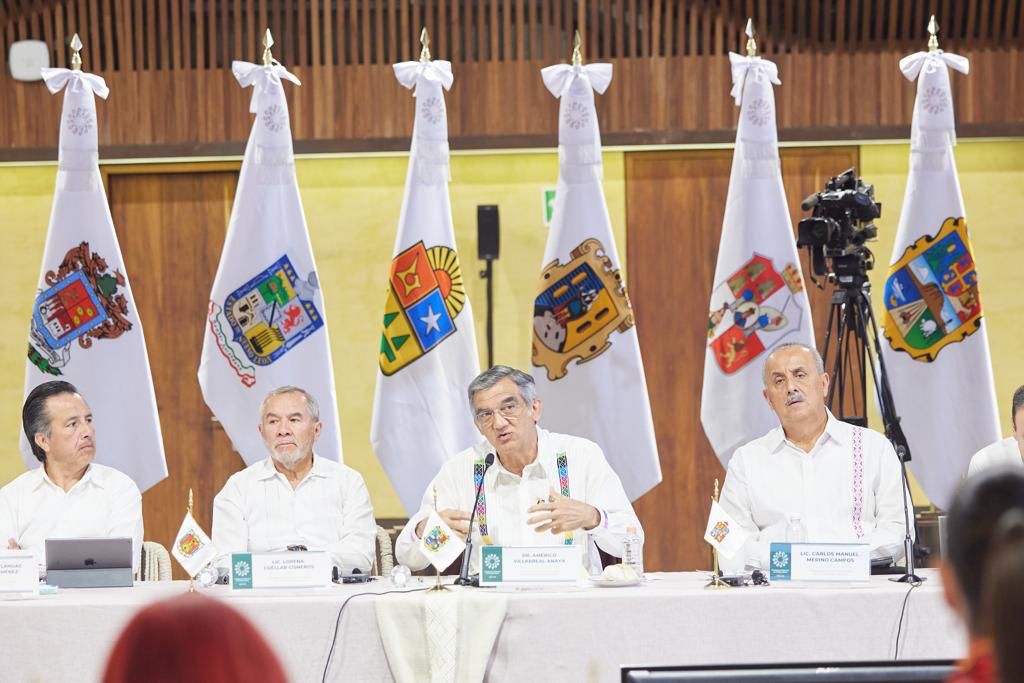 Propone Américo Villarreal Plan Hidráulico Binacional ante la CONAGO