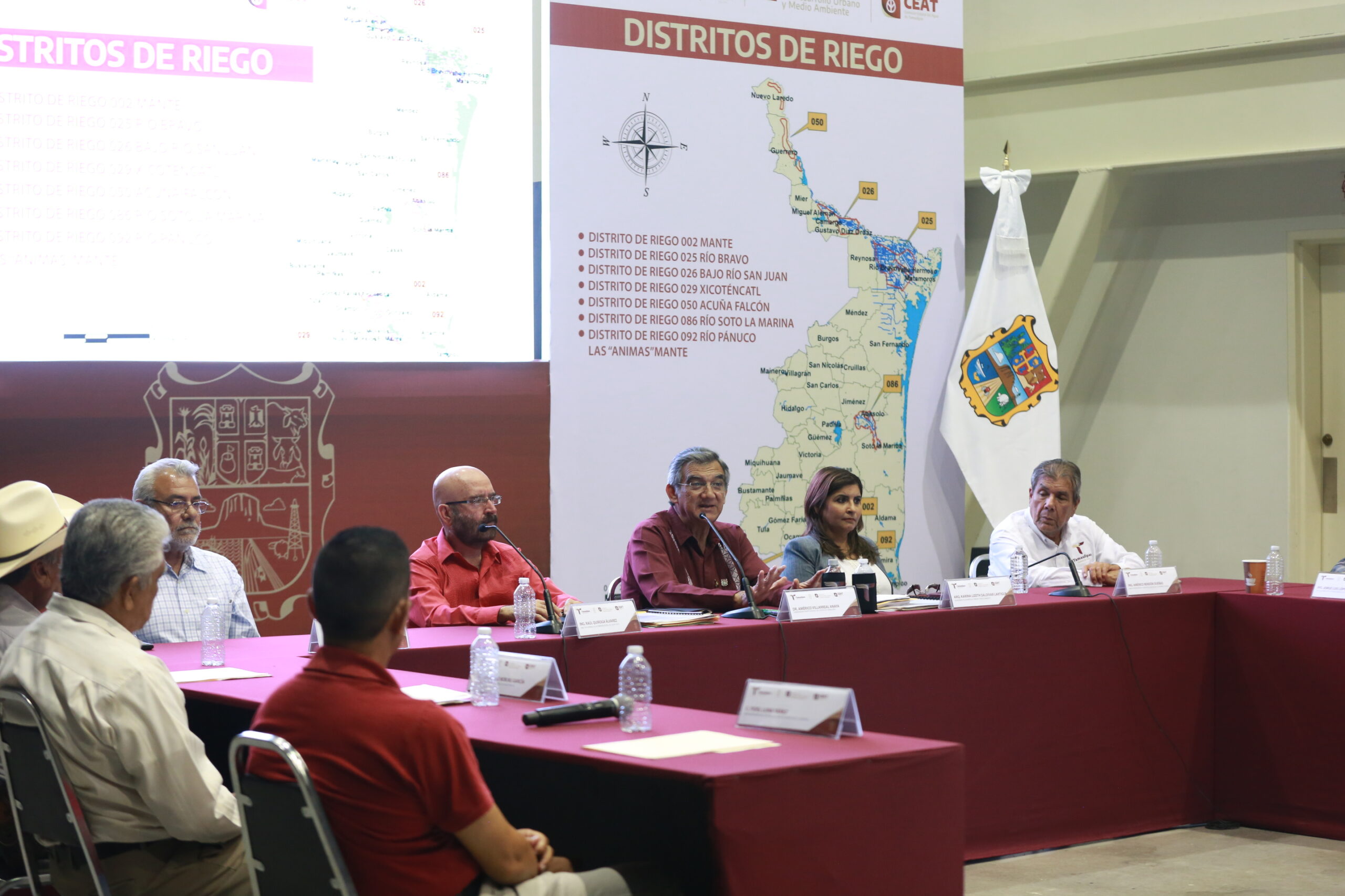 Anuncia Américo Villarreal a productores, creación de Secretaría de Recursos Hidráulicos