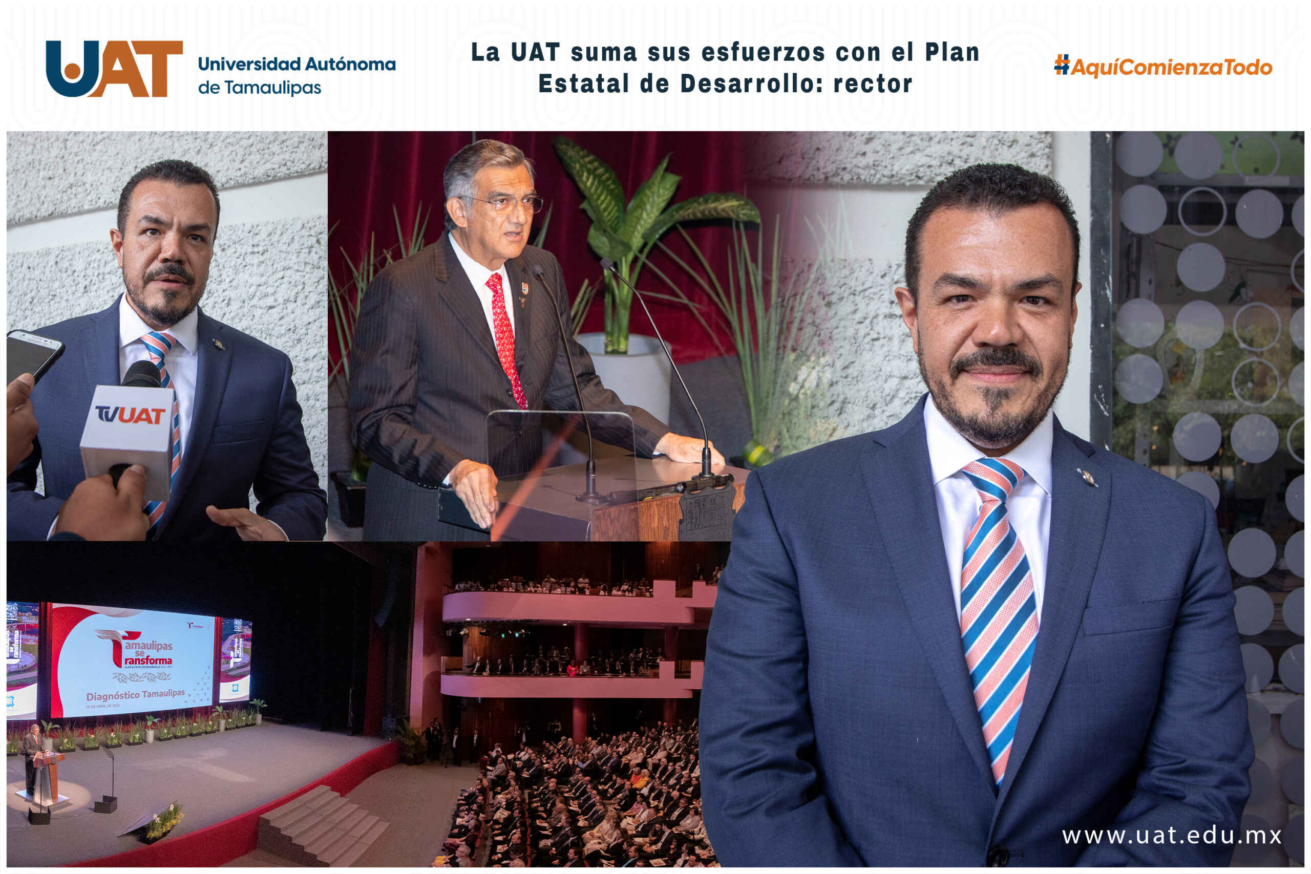 La UAT suma sus esfuerzos con el Plan Estatal de Desarrollo: Guillermo Mendoza