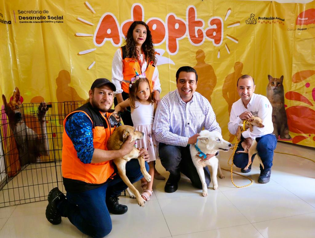 Convoca Nava a adoptar mascotas en Santa Catarina