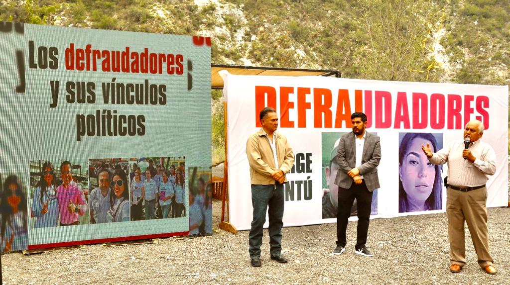 Denuncian vecinos a defraudadores por despojo y venta de terrenos en La Huasteca
