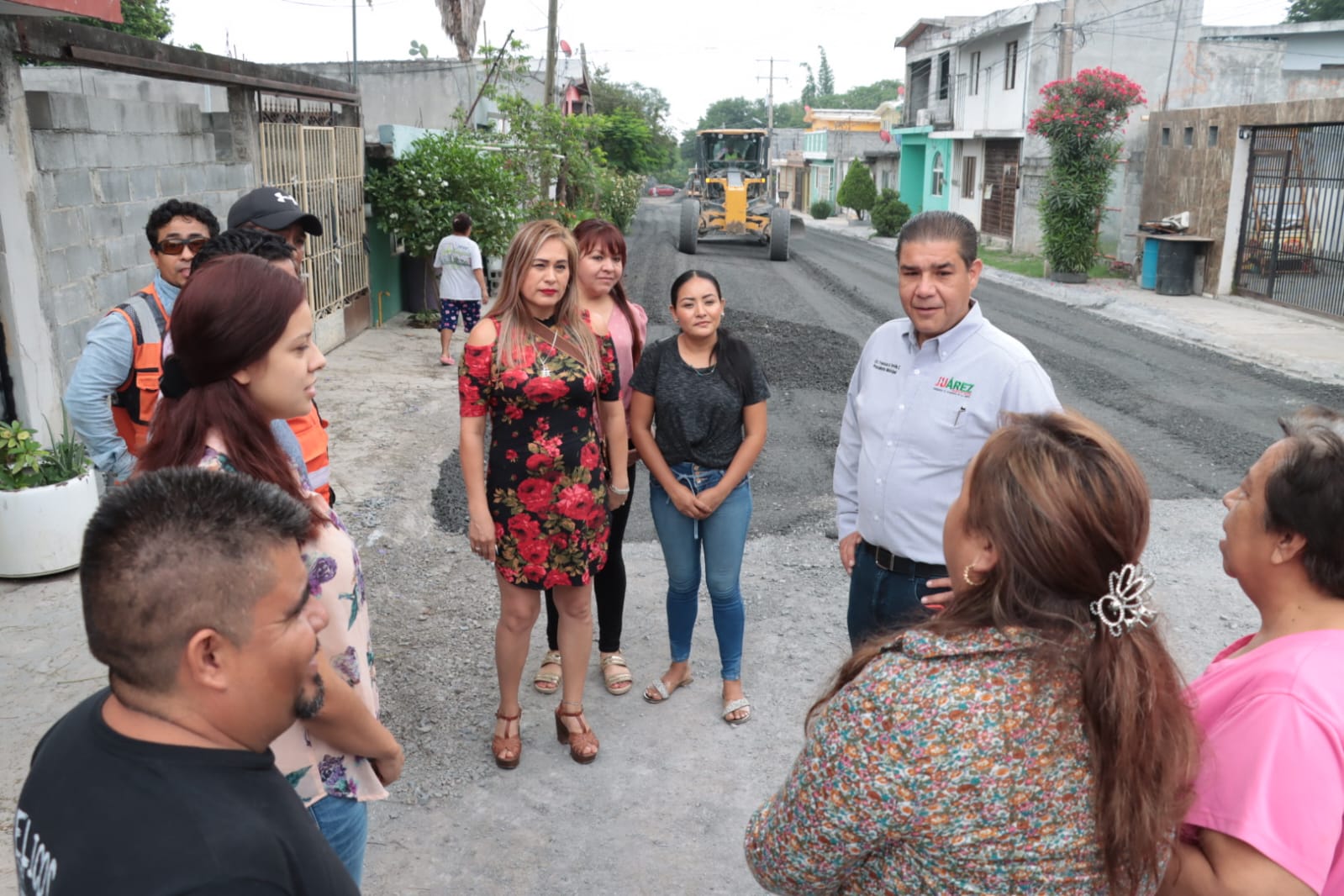 Lleva Paco Treviño importantes obras a dos colonias de Juárez