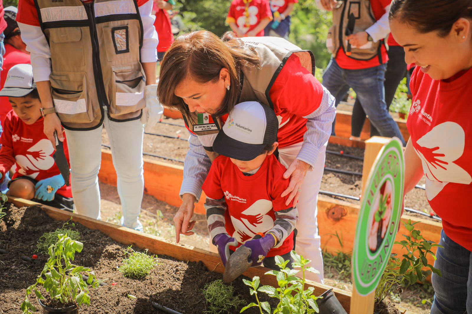 Concientizan a niños con huerto urbano en Guadalupe