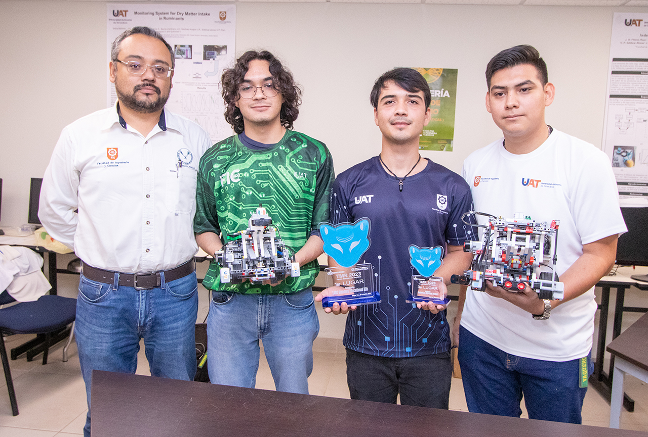 Obtiene la UAT primeros lugares del Torneo Mexicano de Robótica 2023