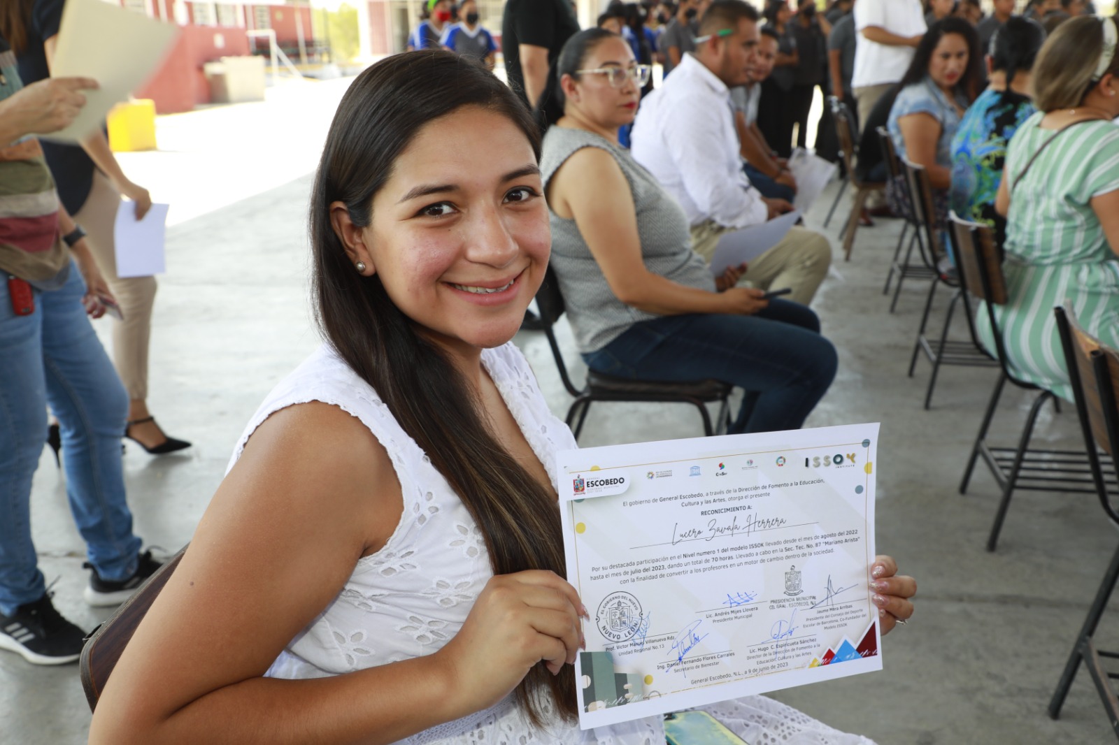 Fortalece Escobedo convivencia escolar con programa ISSOK