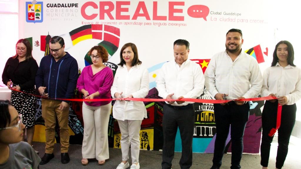 Inaugura Guadalupe espacio creale para estudio de idiomas