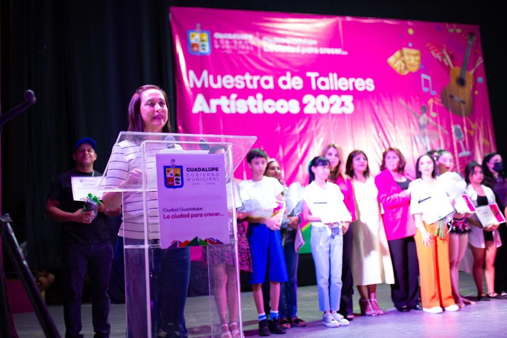 Suma Guadalupe más de mil 300 alumnos de talleres artísticos