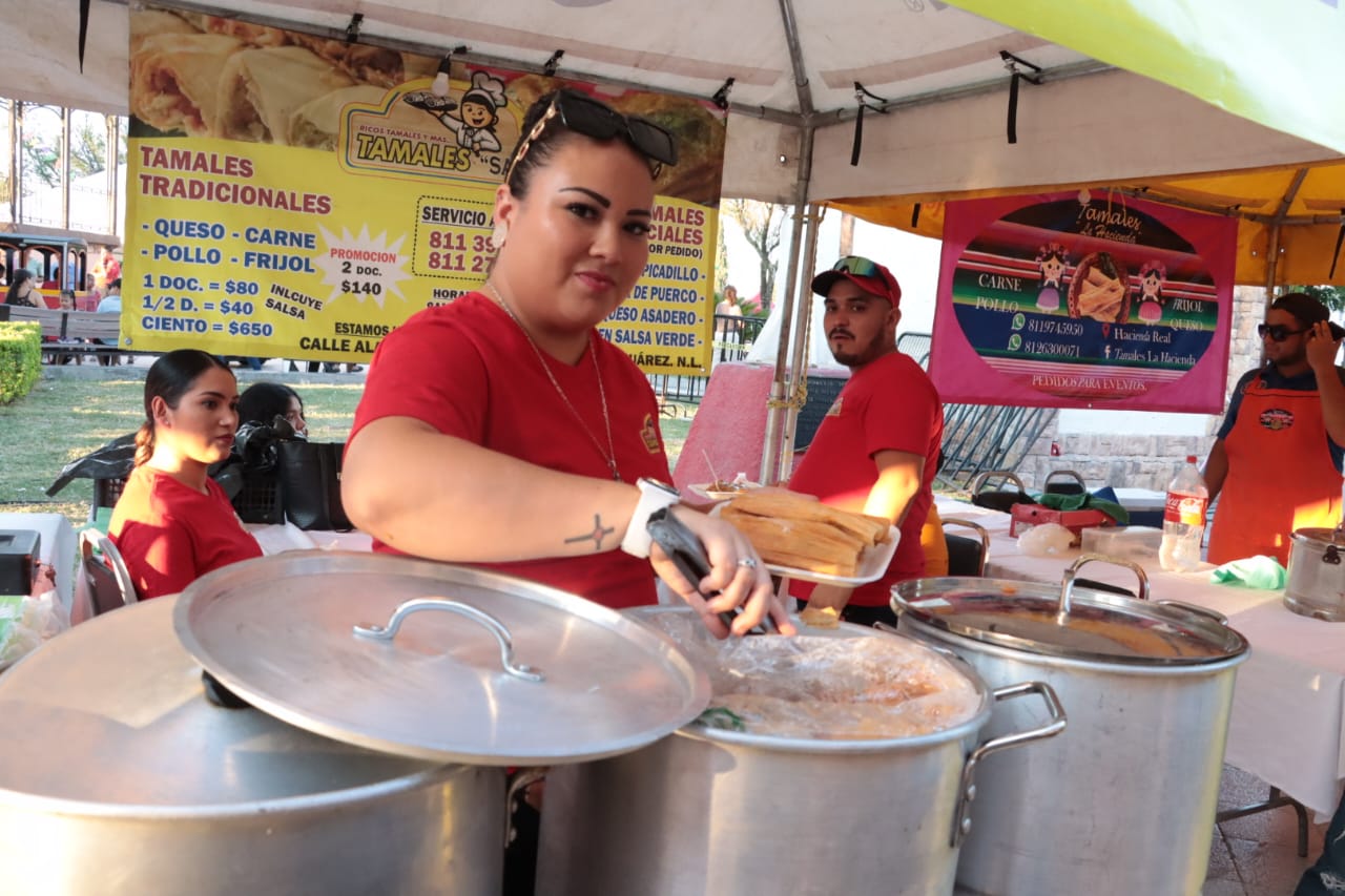 Festejan en Juárez en la fiesta del tamal