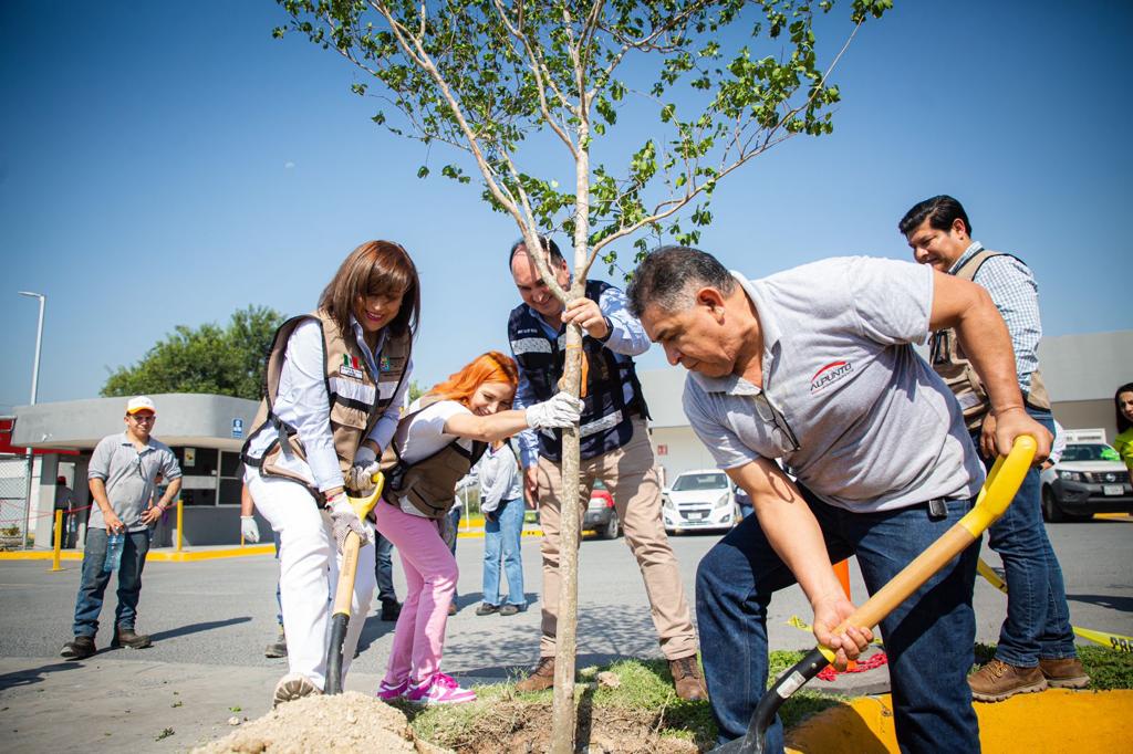 Promueven reforestación de árboles en empresas de Guadalupe