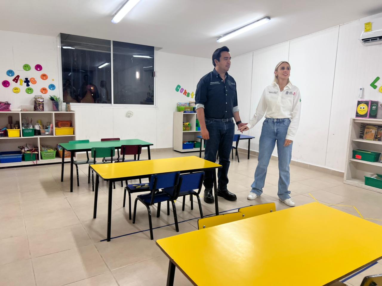 Entrega Jesús Nava estancia infantil del DIF totalmente rehabilitads