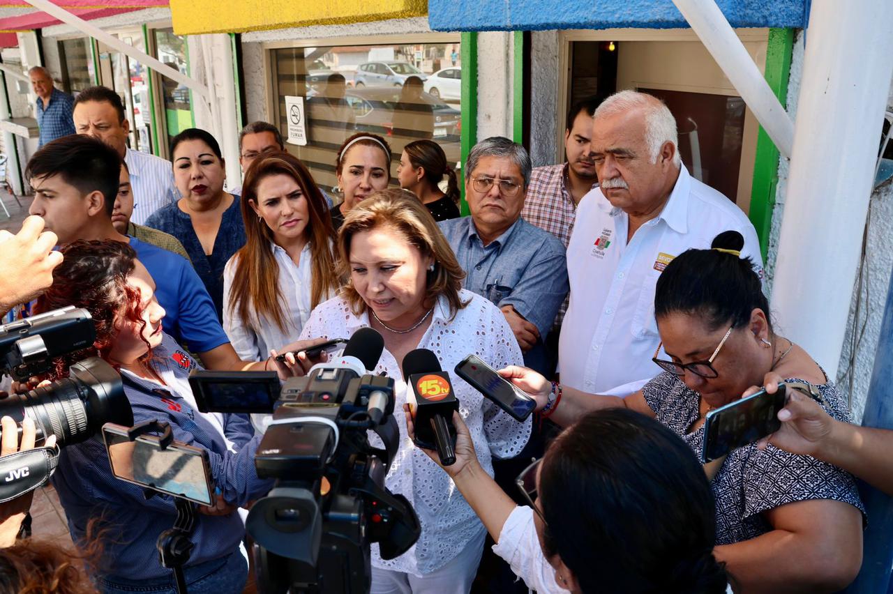 Diana Haro realiza acciones para garantizar abasto de agua en Sabinas