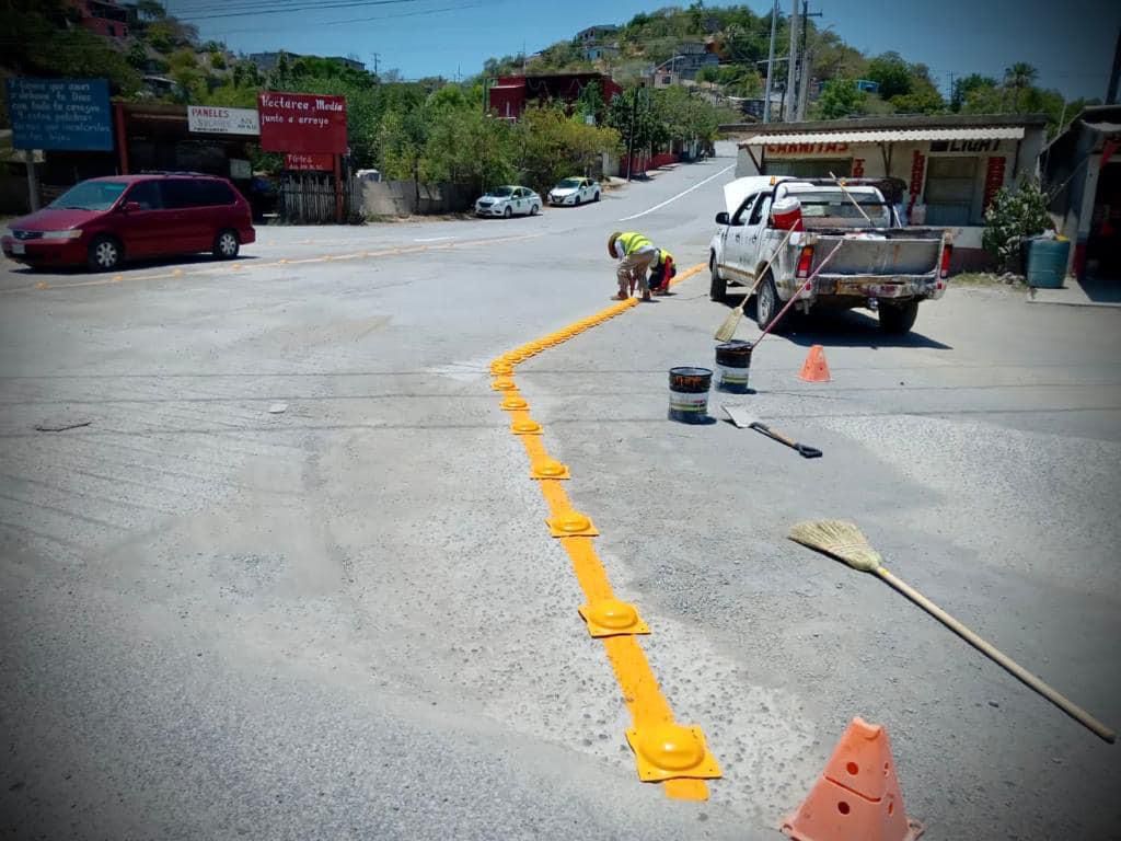 Avanza Montemorelos en trabajos de señalización vial