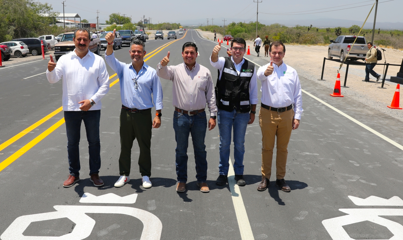 Inaugura Nuevo León Tramo 1 de Carretera en Salinas Victoria