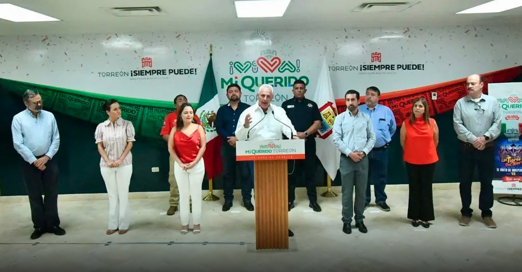 Román Alberto Cepeda González anuncia actividades para la celebración de las fiestas patrias en Torreón
