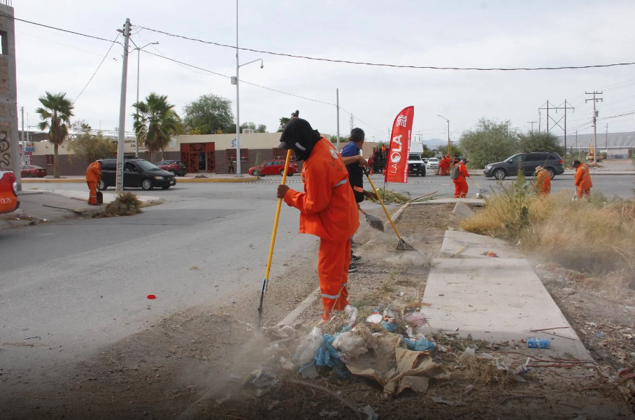 Realizan limpieza intensiva en Arboledas y Valle del Nazas en Torreón