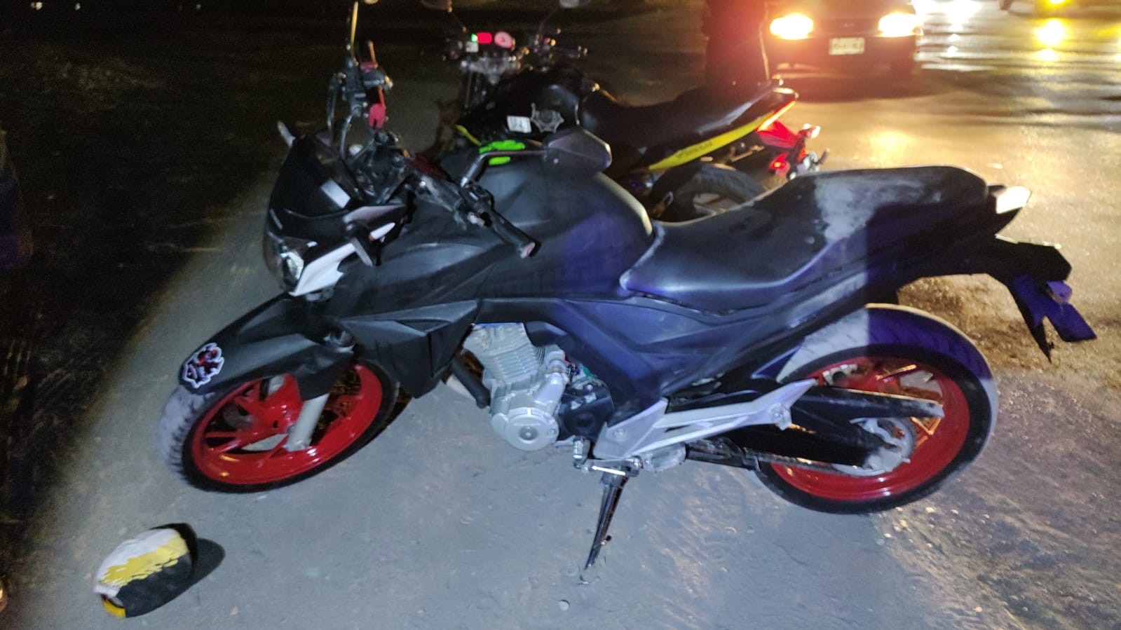 Policía de Santa Catarina detienen a hombre con motocicleta robada