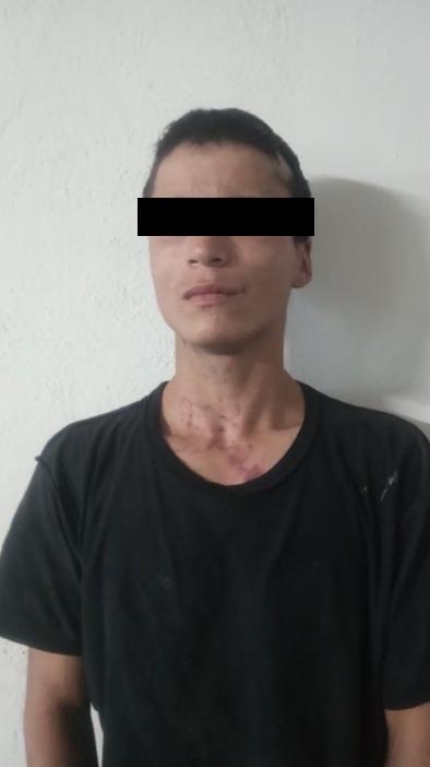 Policía de Santa Catarina detienen a hombre con droga