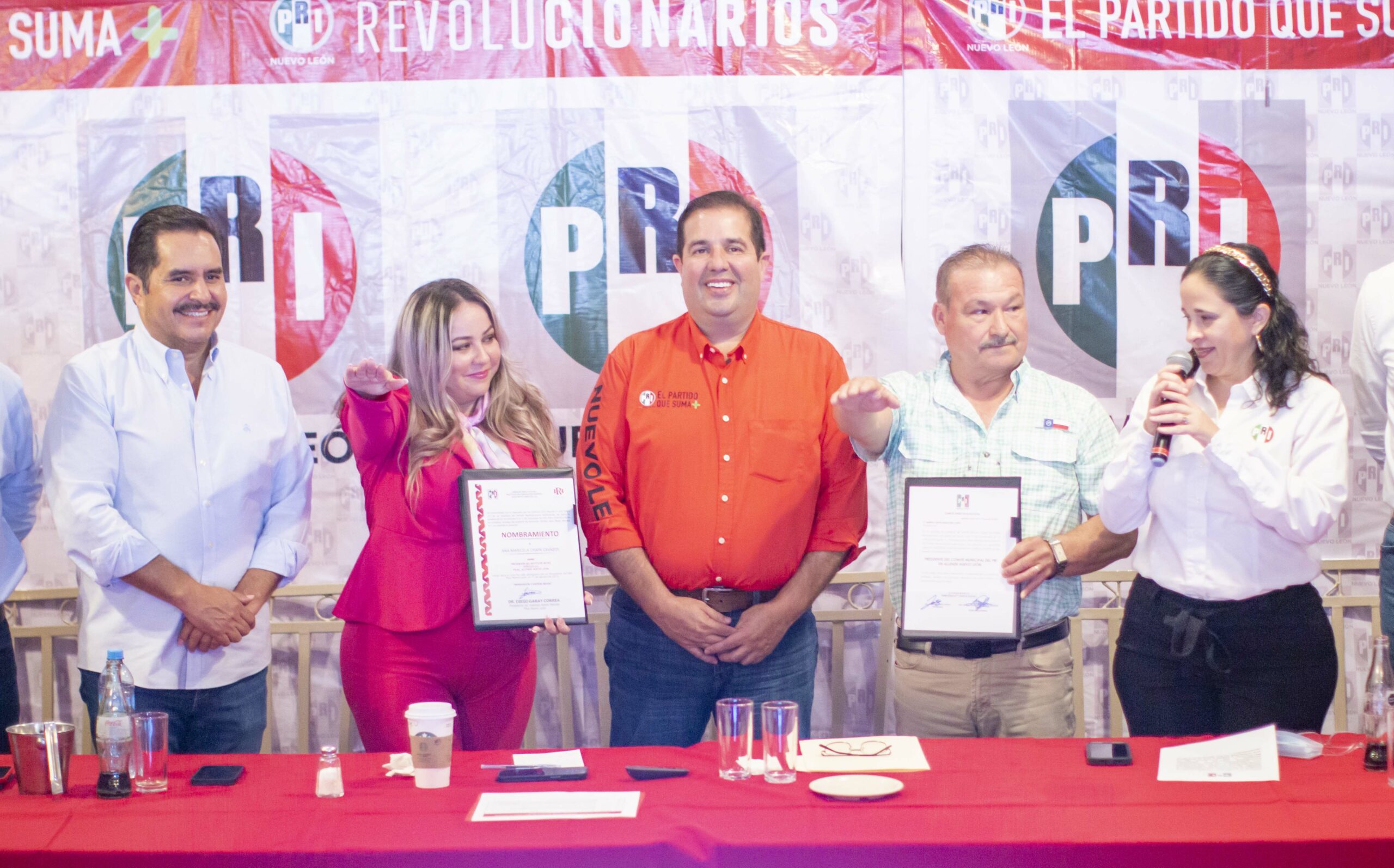 PRI Nuevo León toma protesta al presidente del Comité Municipal en Allende