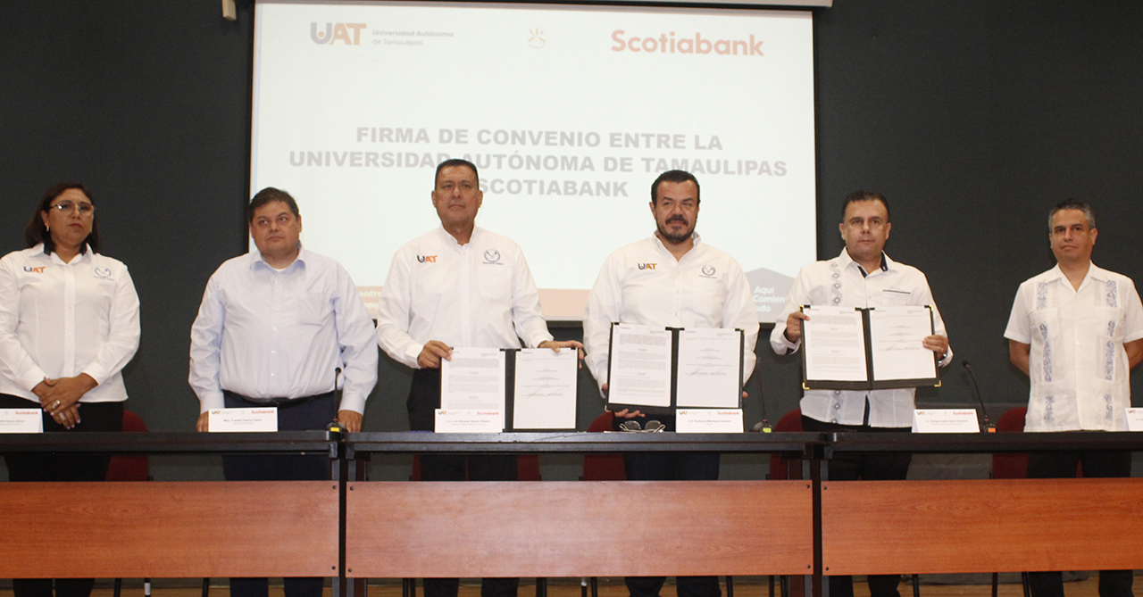 Firma Guillermo Mendoza convenio para fortalecer pensiones de académicos de la UAT
