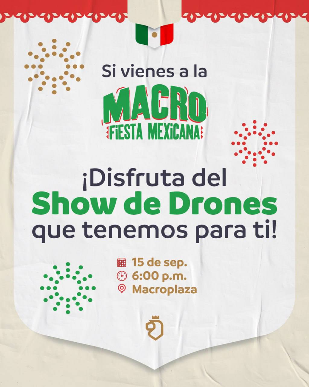 Tendrá Grito de Independencia show de drones en macro fiesta mexicana