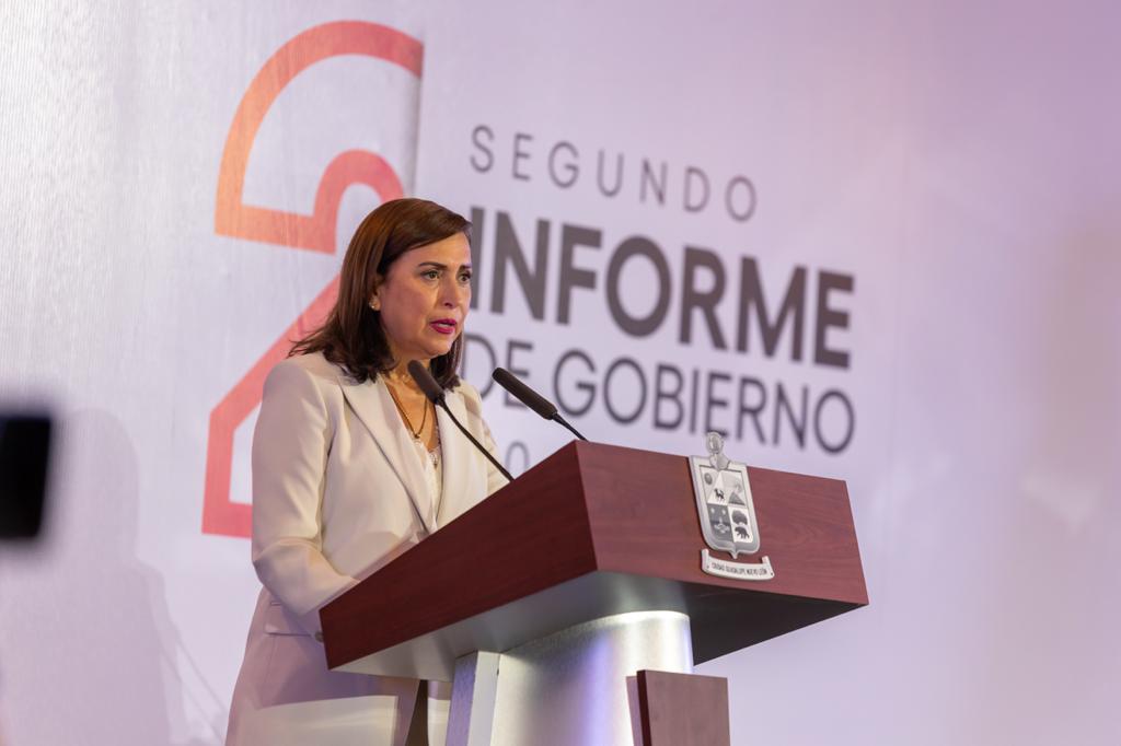 Rinde Cristina Díaz informe; destaca seguridad y política social