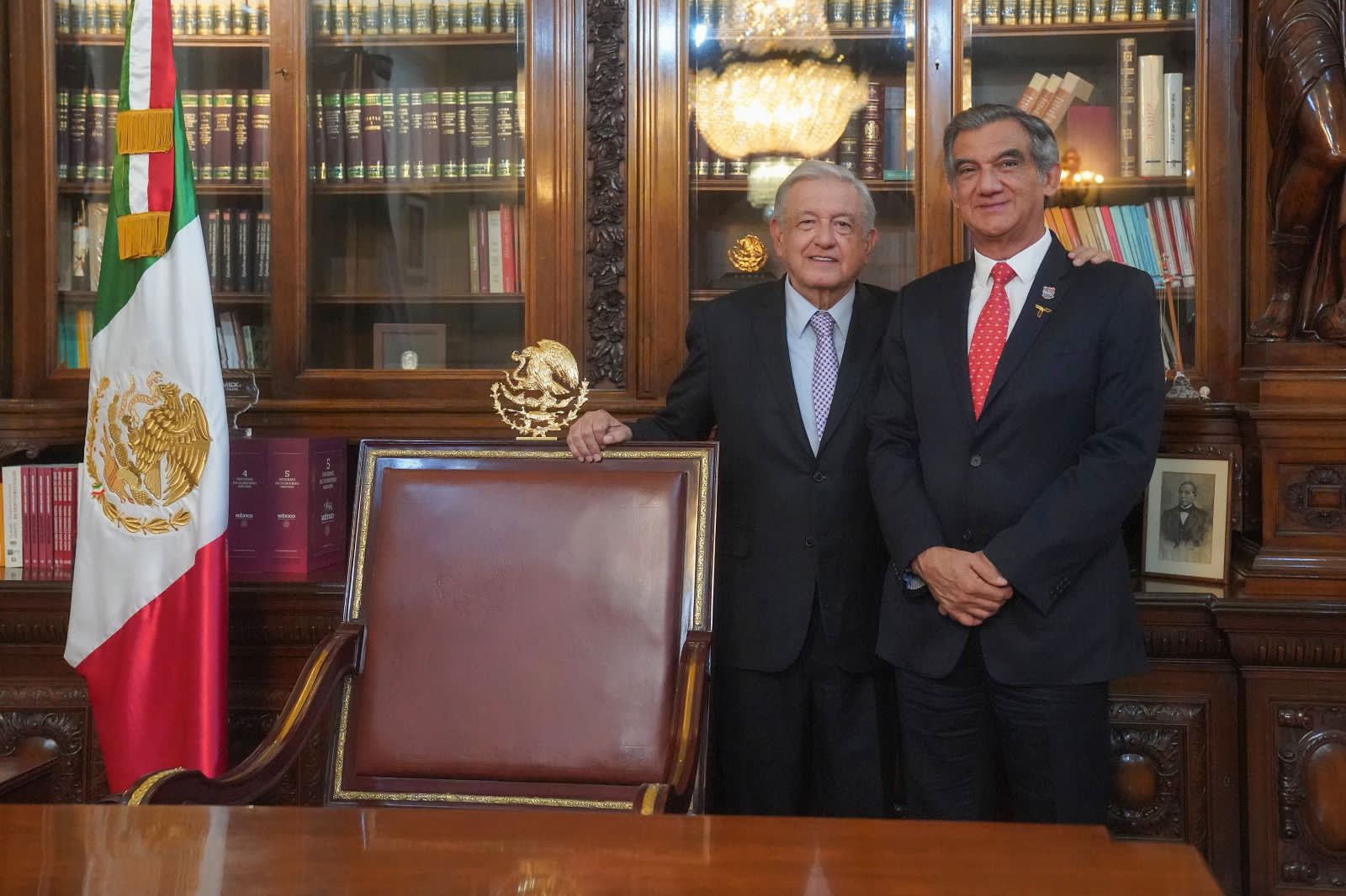 Se reúne el gobernador Américo Villarreal con el presidente Andrés Manuel López Obrador