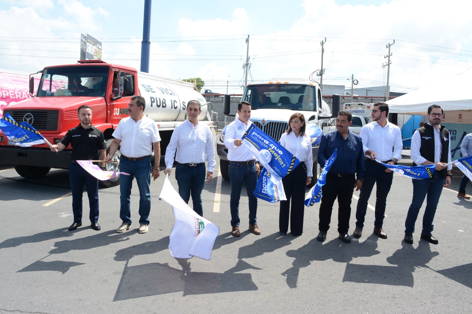 Pide Pacto Nuevo León calendario de cortes de agua; reinauguran programas de abasto municipal