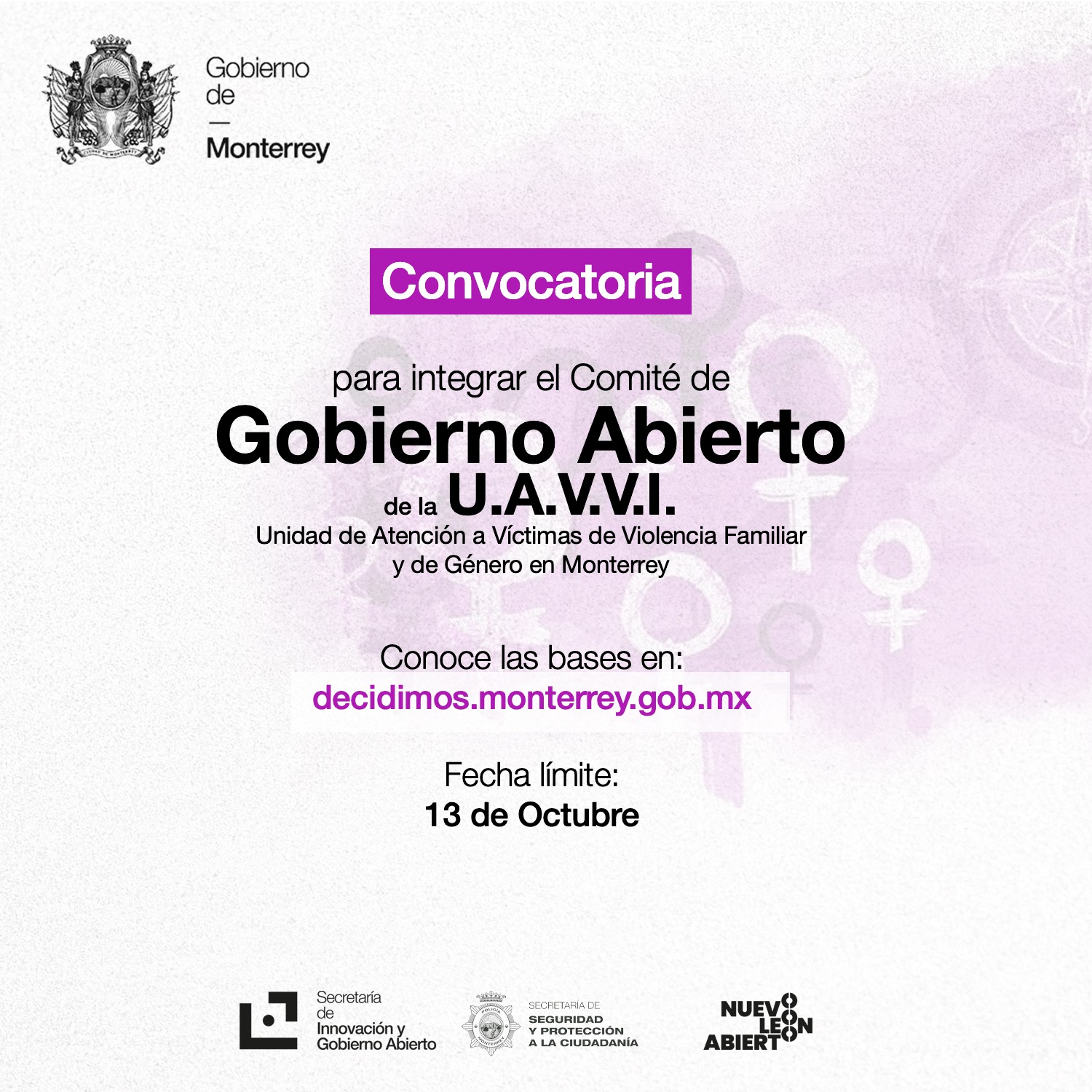 Convocan a reforzar información sobre violencia de género en Monterrey