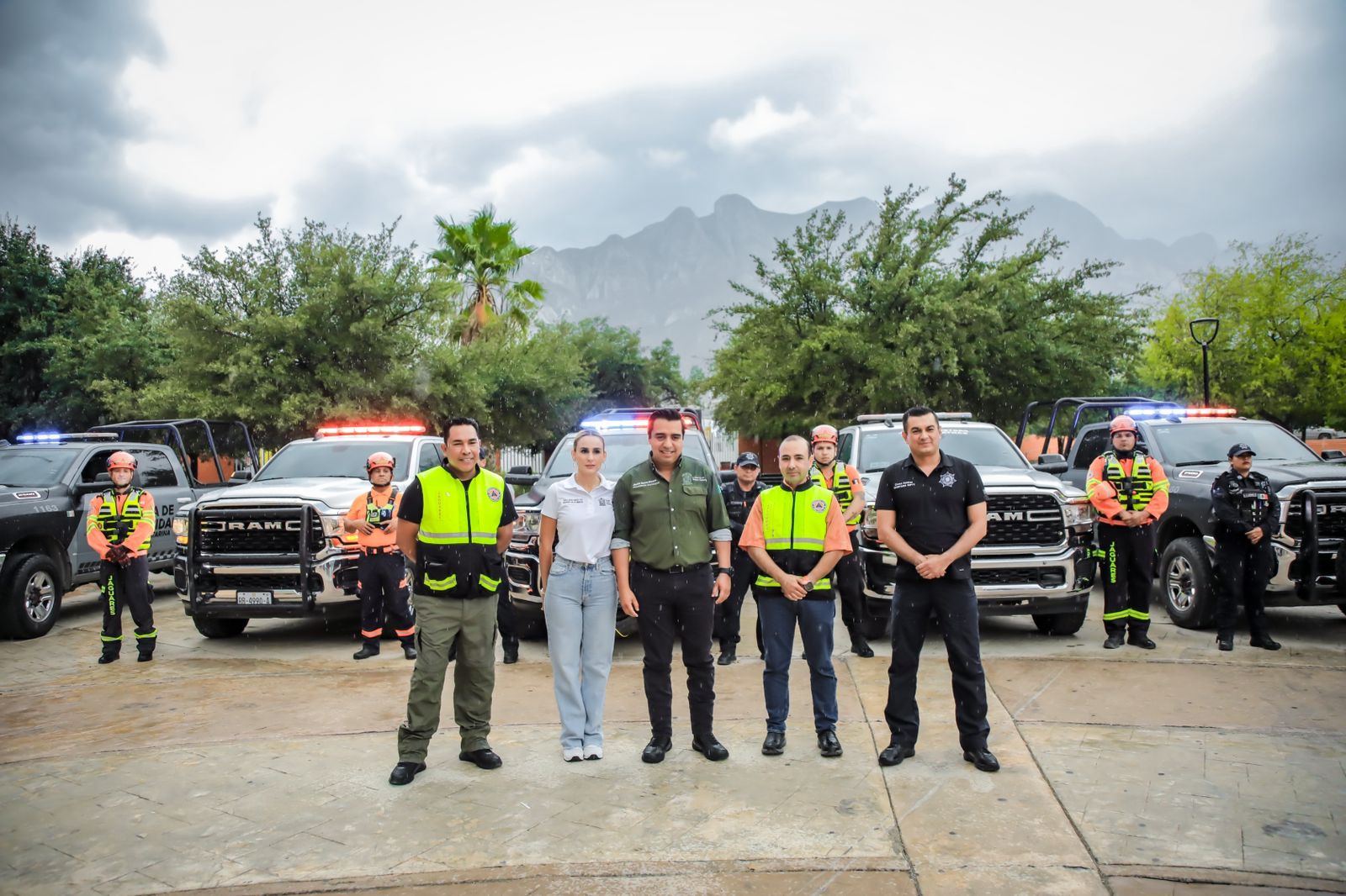 Instala Santa Catarina albergue, operativo de alerta Jaguares y Policía Municipal ante lluvias