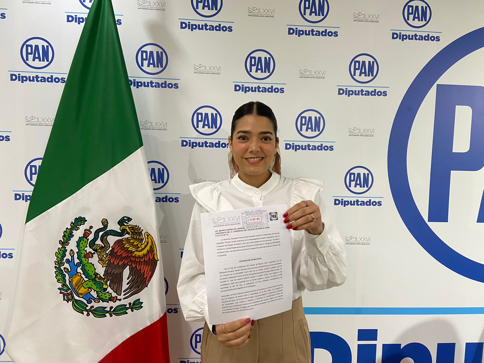 Exhorta Diputada Cecilia Robledo a Estado a no realizar trasvase de agua del cuchillo a Tamaulipas, al poner en riesgo abasto de agua para ciudadanos de Nuevo León ante bajo nivel de presas