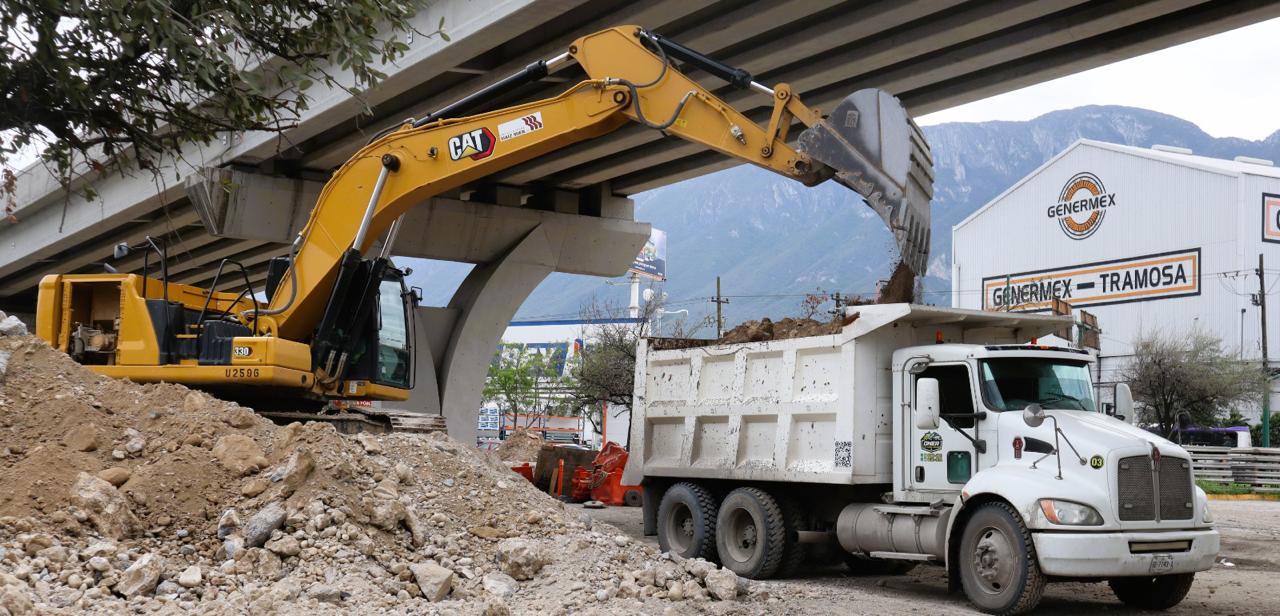 Avanza construcción de Mega Puente 2 en Santa Catarina