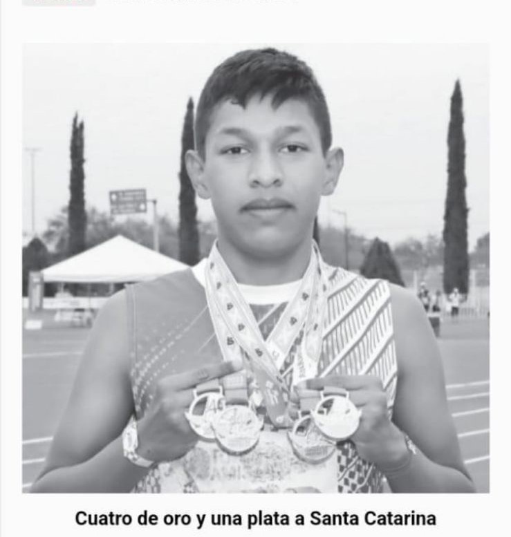 Destaca atleta de Santa Catarina en torneo nacional de atletismo