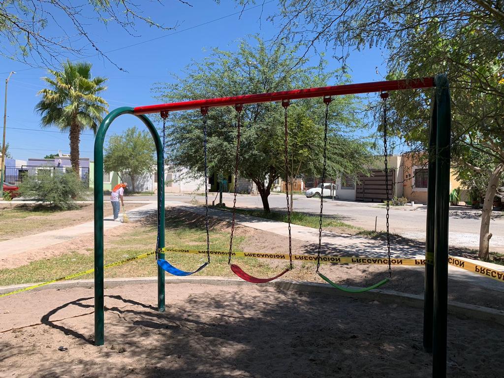 Rehabilita Torreón plazas públicas en la colonia Villas del Bosque