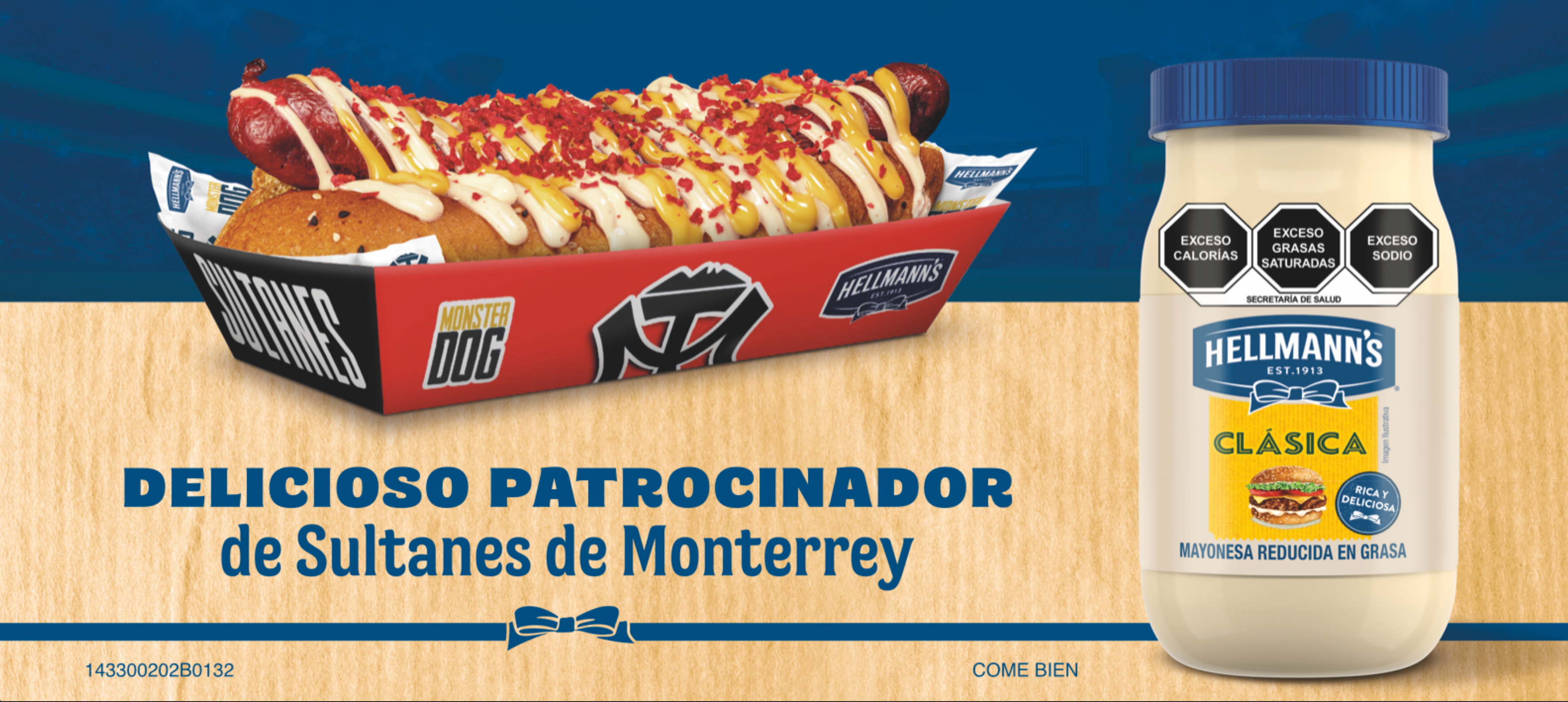 Hellmann’s conecta un Home Run como patrocinador de Sultanes de Monterrey celebrando el sabor del Norte