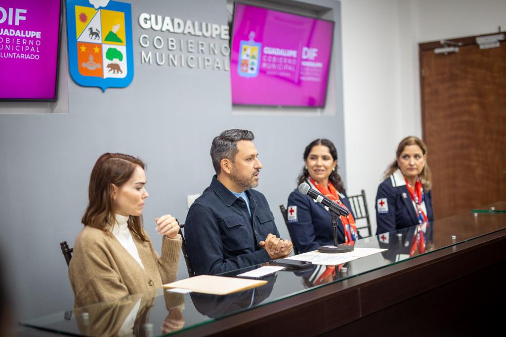 Apoyan en Guadalupe a Cruz Roja