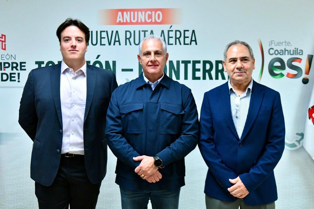 Anuncian nuevo vuelo Torreón – Monterrey – Torreón