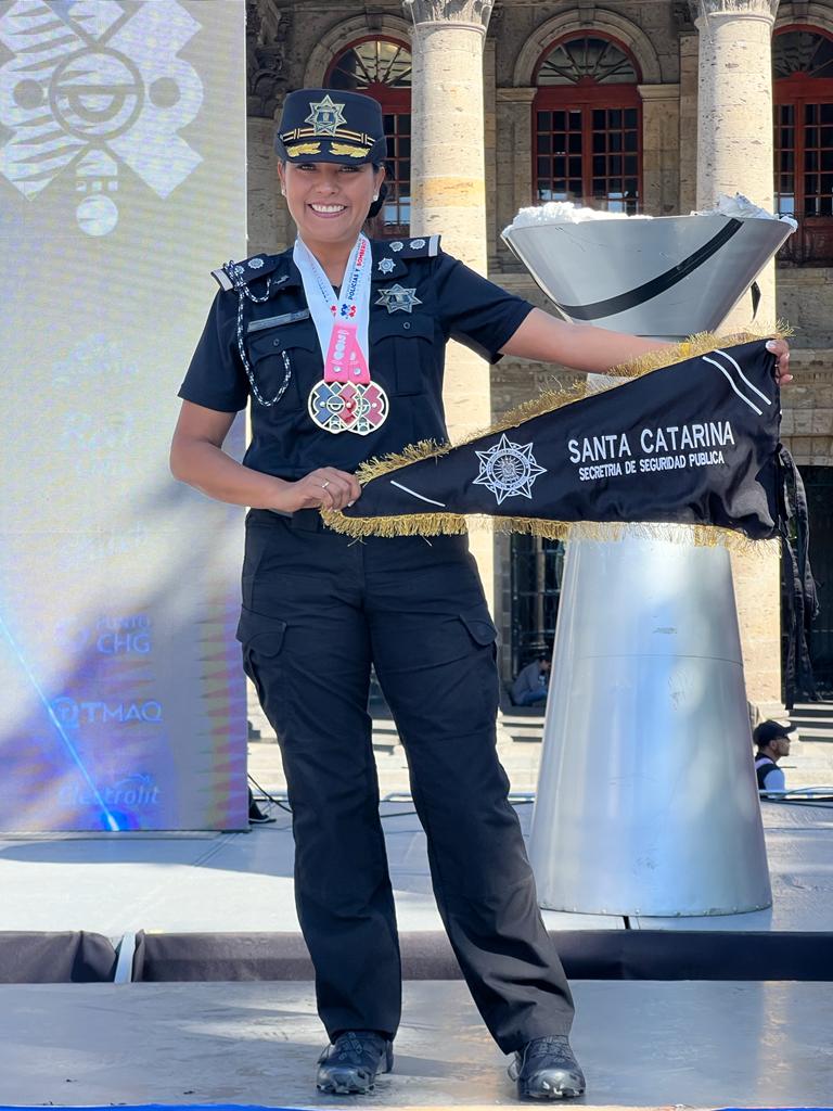 Es Directora de Policía de Santa Catarina nuevamente campeona de tiro