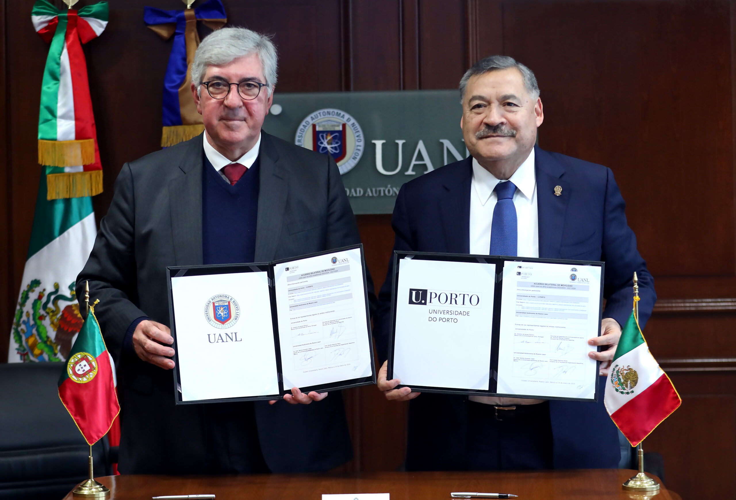 Concreta UANL convenio de colaboración con Universidad de Oporto