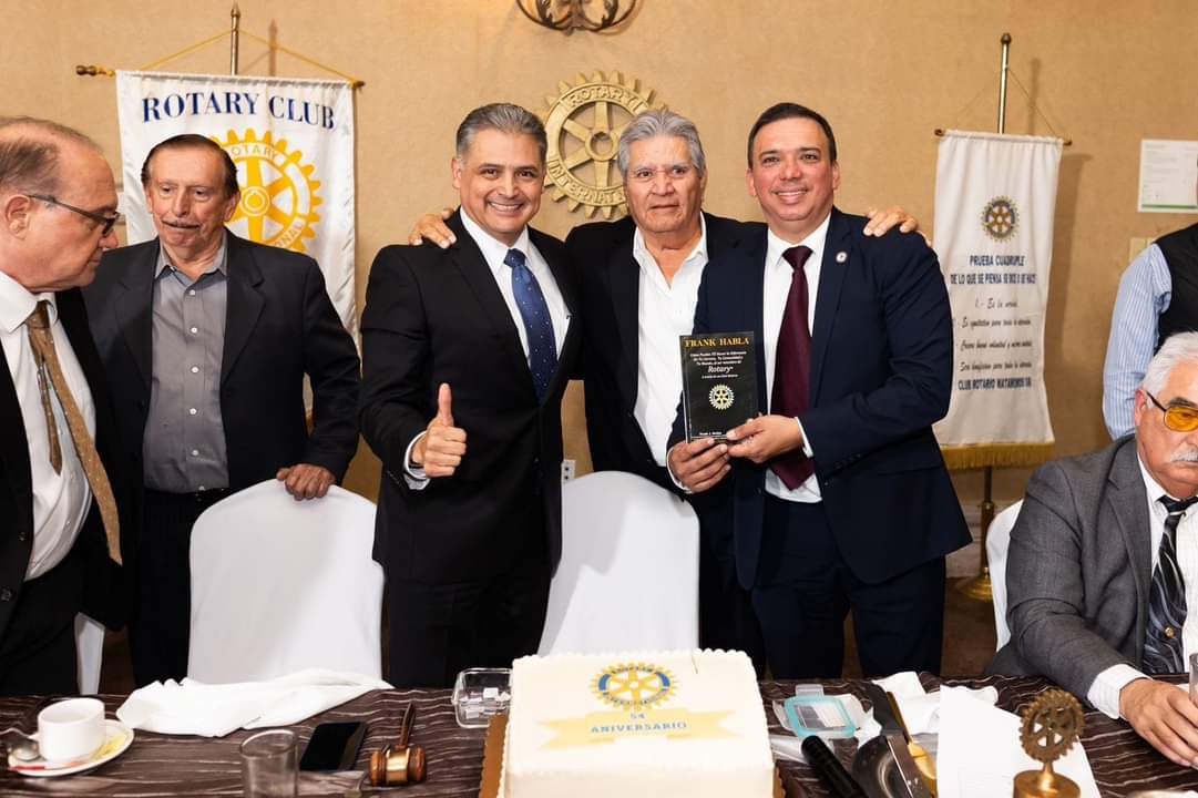 Acude Presidente de FECANACO como orador invitado de Club Rotario Matamoros Sur