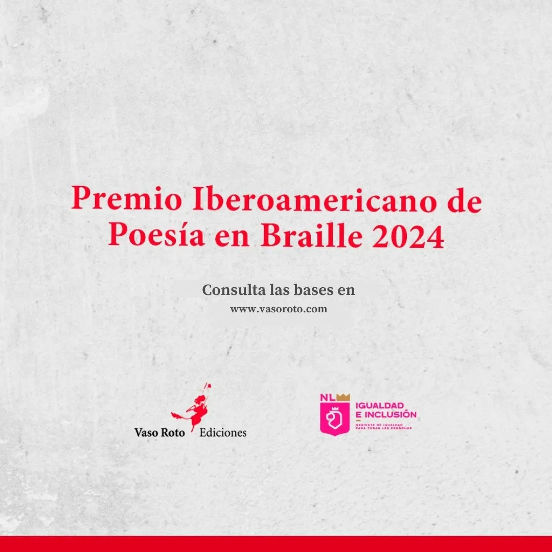 Invitan a participar en el Premio Iberoamericano de Poesía en Braille 2024
