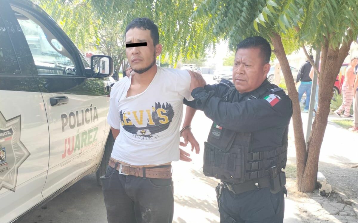 Policía de Juárez detiene a un sujeto por el delito de robo a casa habitación y amenazas en el Fraccionamiento Oporto