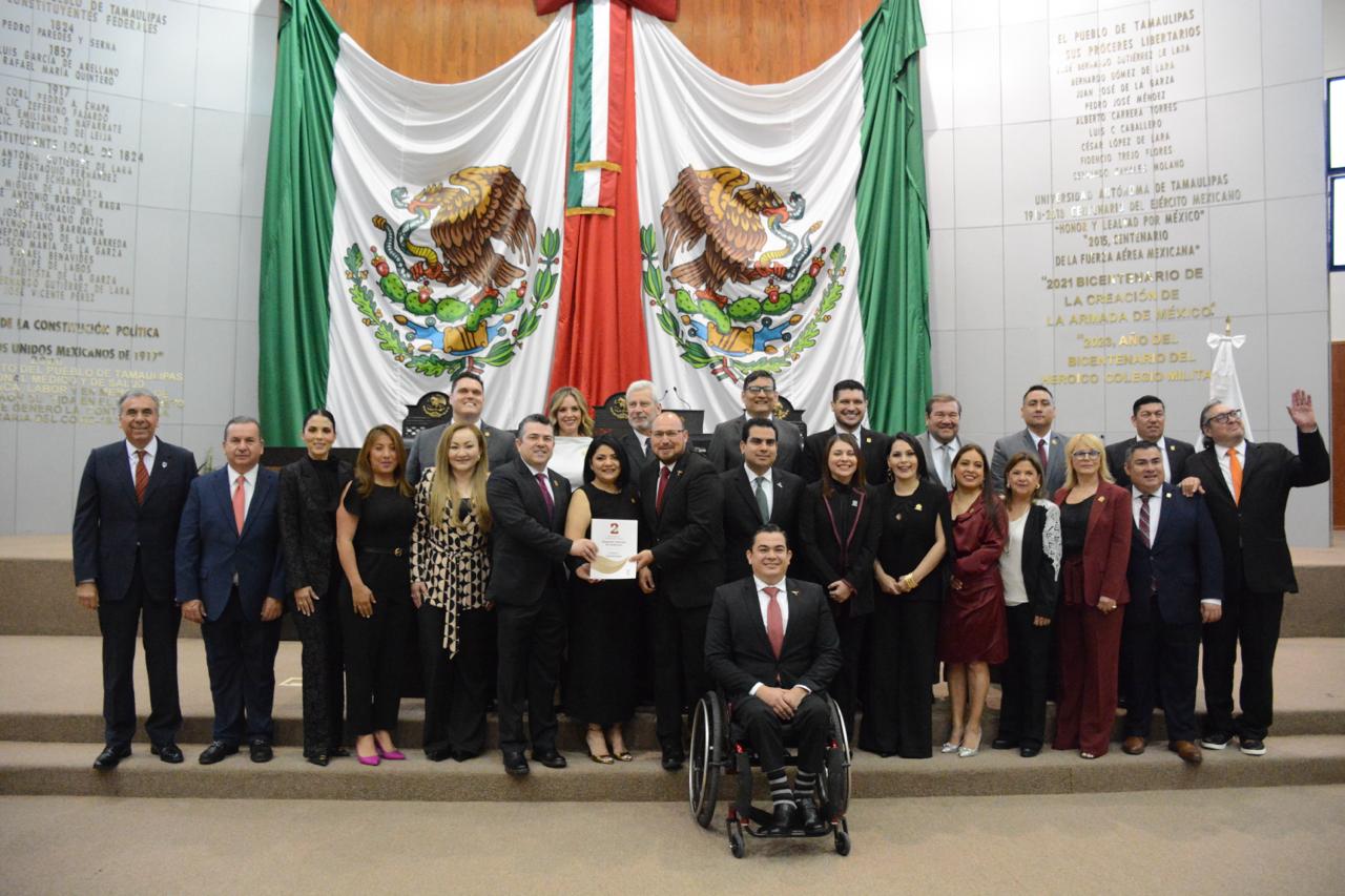Recibe Congreso de Tamaulipas Segundo Informe de Gobierno de Américo Villarreal
